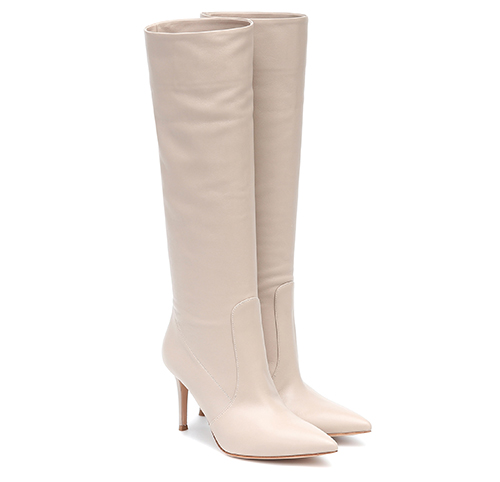 Knee-high leather boots, Gianvito Rossi